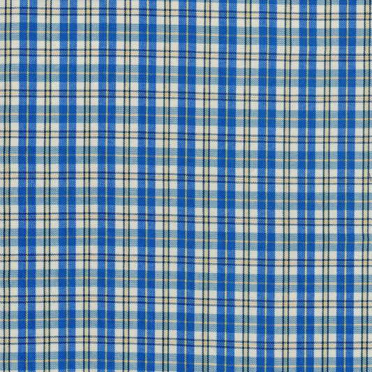 Tela para uniforme SchoolLine escocés tartán azul/beige con cuadros, ideal para uniformes escolares e institucionales