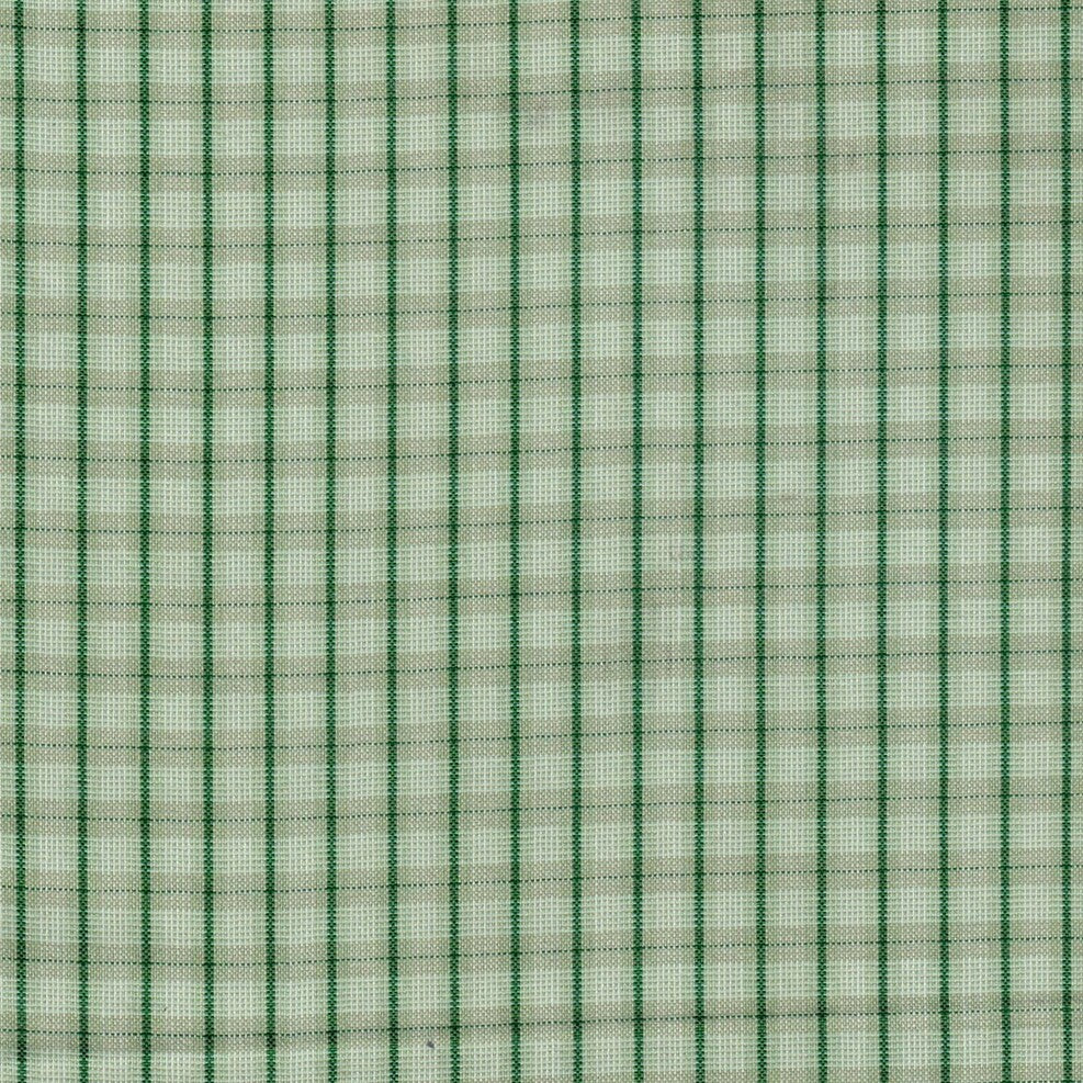 Tela para uniforme polidacron escocés verde y beige, patrón a cuadritos; ideal para uniformes escolares e institucionales SchoolLine