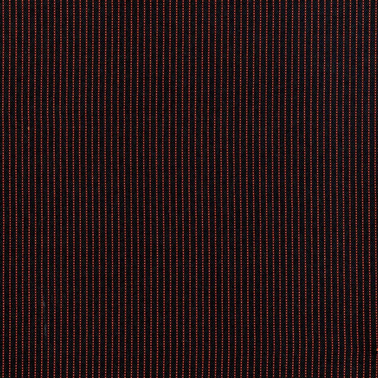 Tela polidacron escocés negra con rayas rojas finas, ideal para uniformes escolares e institucionales, SchoolLine