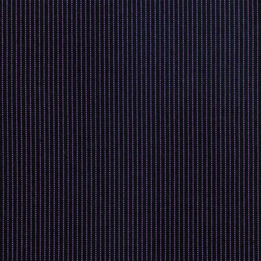 Tela para uniforme morado con rayas verticales finas, tela SchoolLine para uniformes escolares e institucionales.