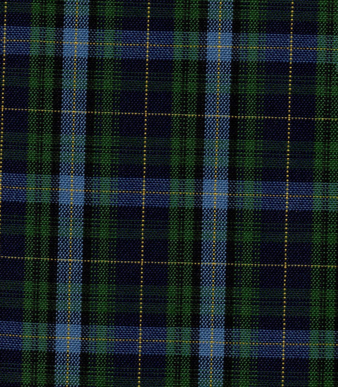 Tela escocés azul marino y verde con cuadros; ideal para uniformes escolares e institucionales SchoolLine.