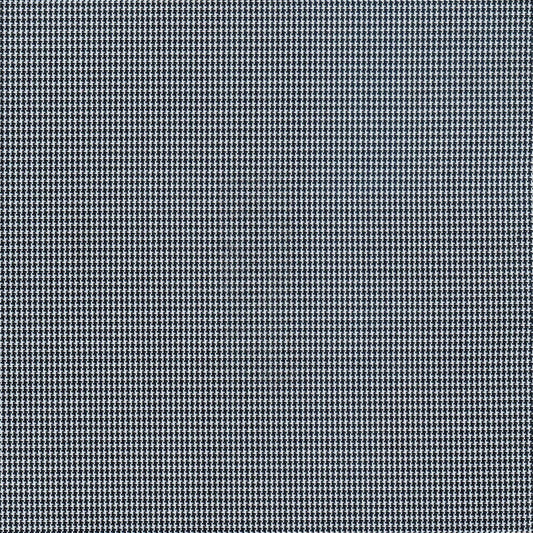 Tela gallineto 100% poliéster, houndstooth negro/blanco, ideal para uniformes escolares SchoolLine.