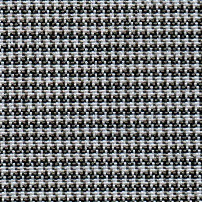 Tela gallineto poliéster negro y blanco de SchoolLine; tejido sobrio para uniformes escolares e institucionales.