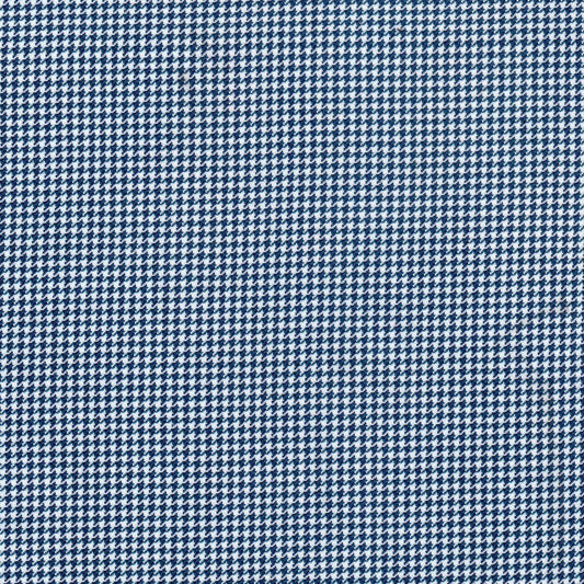 Tela gallineto diagonal poliéster azul y blanco; ideal para uniformes escolares e institucionales de SchoolLine