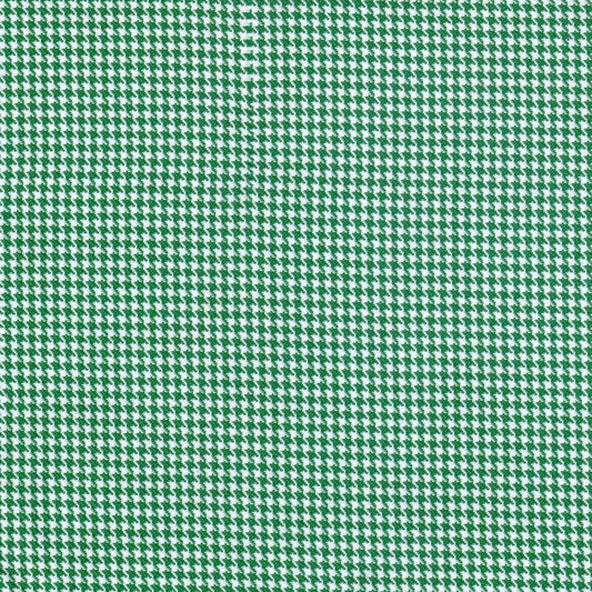 Tela diagonal de poliéster verde, diseño gallineto, para uniformes escolares e institucionales SchoolLine