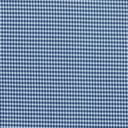 Tela gallineto diagonal azul marino y blanco 100% poliéster, ideal para uniformes escolares e institucionales, SchoolLine.