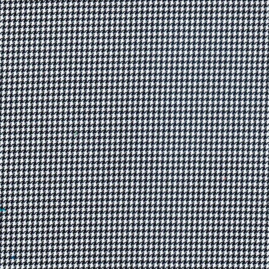 Tela 06011001 Dacron gallineto diagonal negro-blanco para uniformes escolares e institucionales SchoolLine