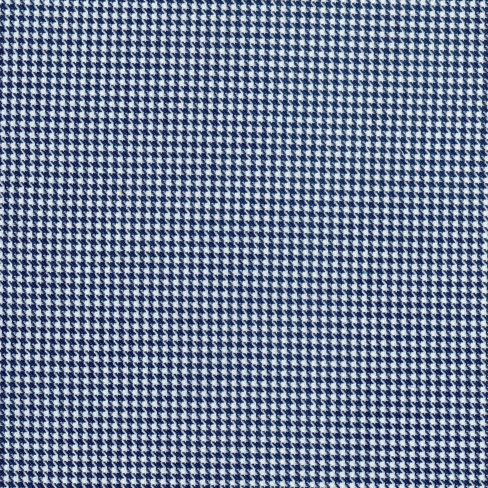 Tela Dacron gallineto diagonal azul marino y blanco para uniformes escolares e institucionales, SchoolLine