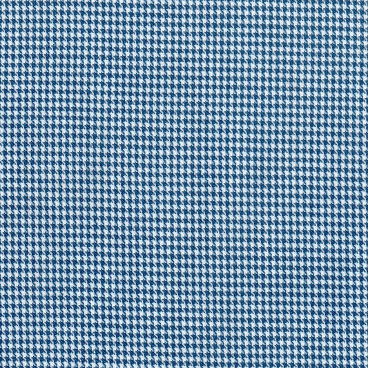 Tela 06011004 Dacron gallineto diagonal azul y blanco, ideal para uniformes escolares; SchoolLine.