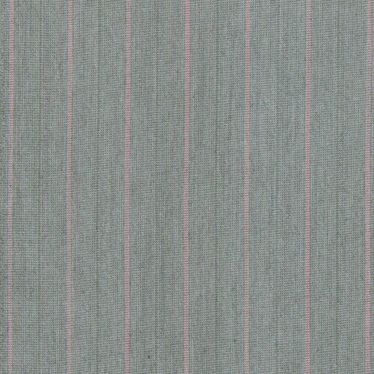 Tela SchoolLine lino jaspeado gris con líneas rosadas, ideal para uniformes escolares e institucionales
