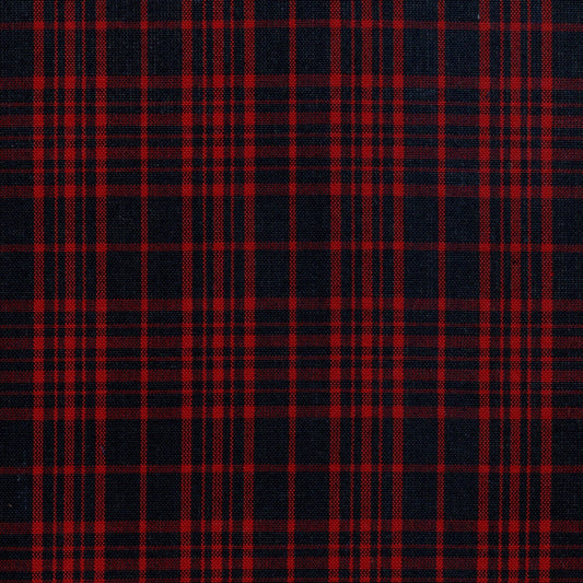 Tela SchoolLine 13002009 Dacron, rojo y azul marino; ideal para uniformes escolares e institucionales