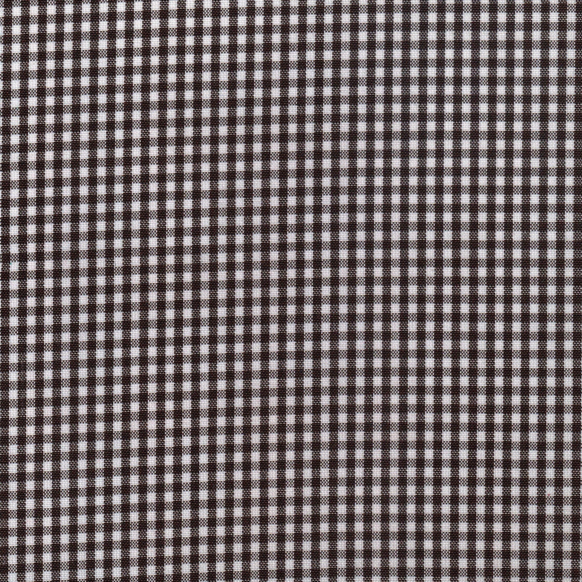 Tela 13002032 Dacron de SchoolLine, tela a cuadros marrón y blanco para uniformes escolares e institucionales