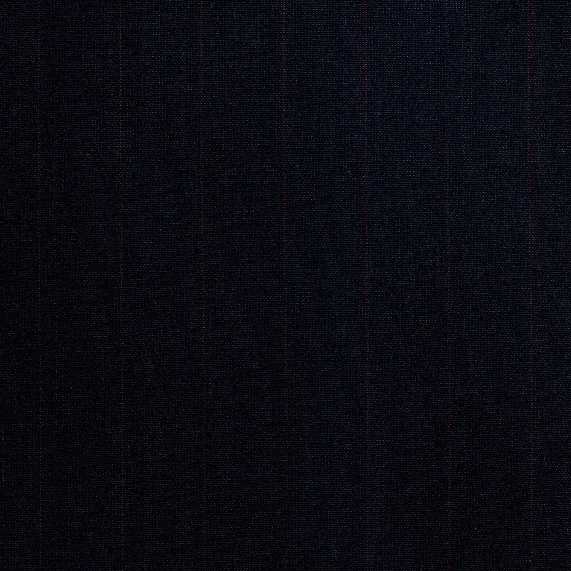 Tela azul marino con rayas rojas, Dacron para uniformes escolares de SchoolLine