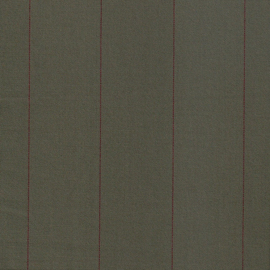 Tela verde oliva con rayas finas; 13002041 Dacron uniforme de SchoolLine, ideal para uniformes escolares.