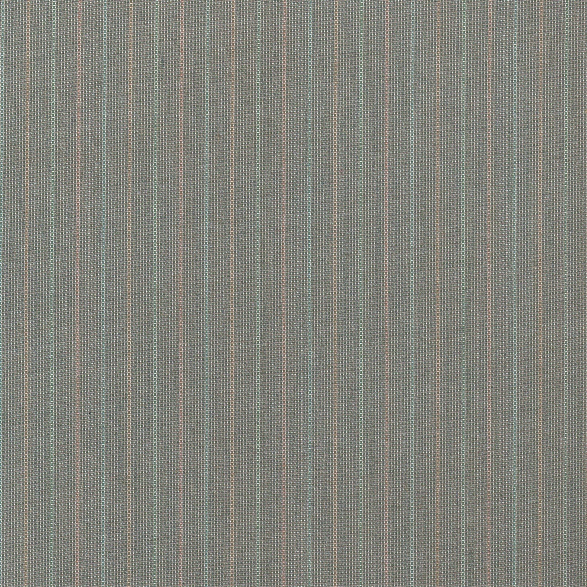 Tela SchoolLine 13002072 Dacron para uniformes: tela de rayas finas gris con hilos azules y rojos, ideal para uniformes escolares e institucionales