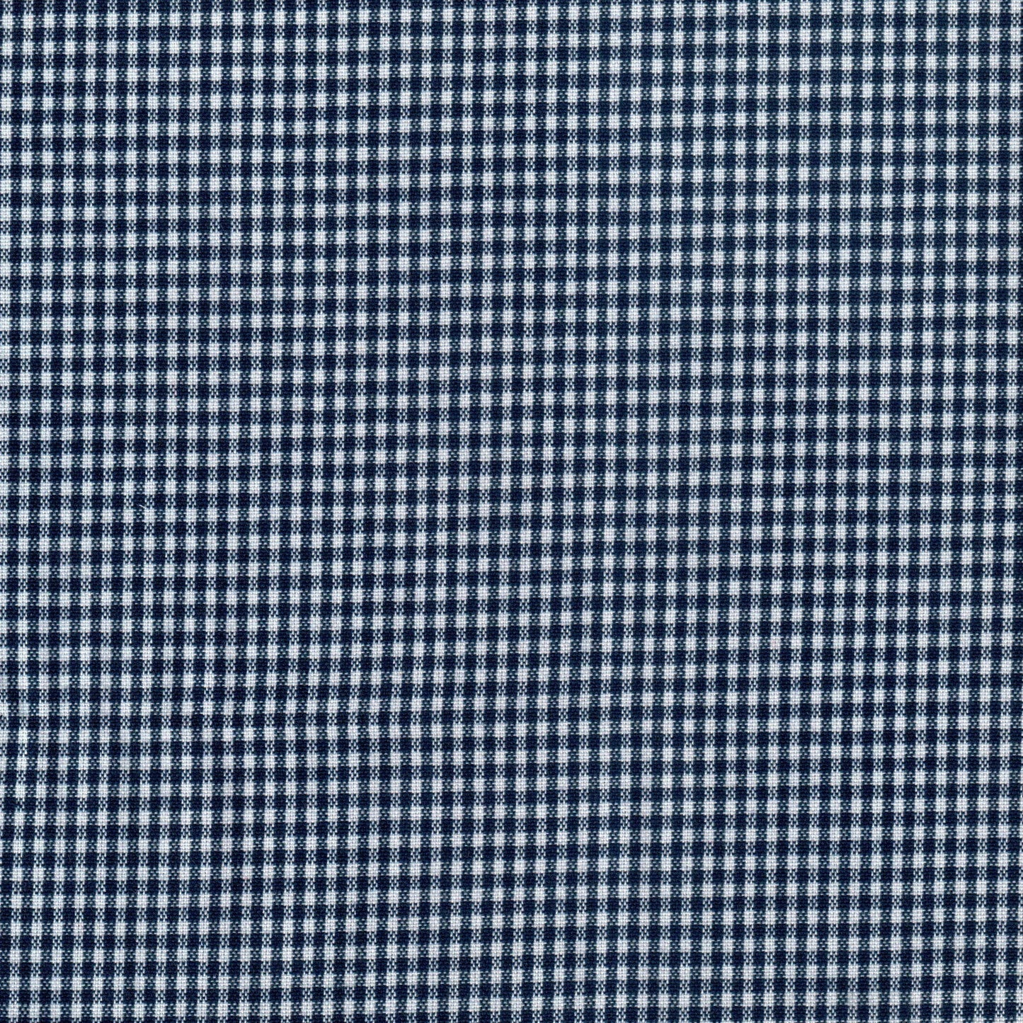 Tela Dacron SchoolLine 13002075 en azul marino y blanco con cuadros gingham, ideal para uniformes escolares.
