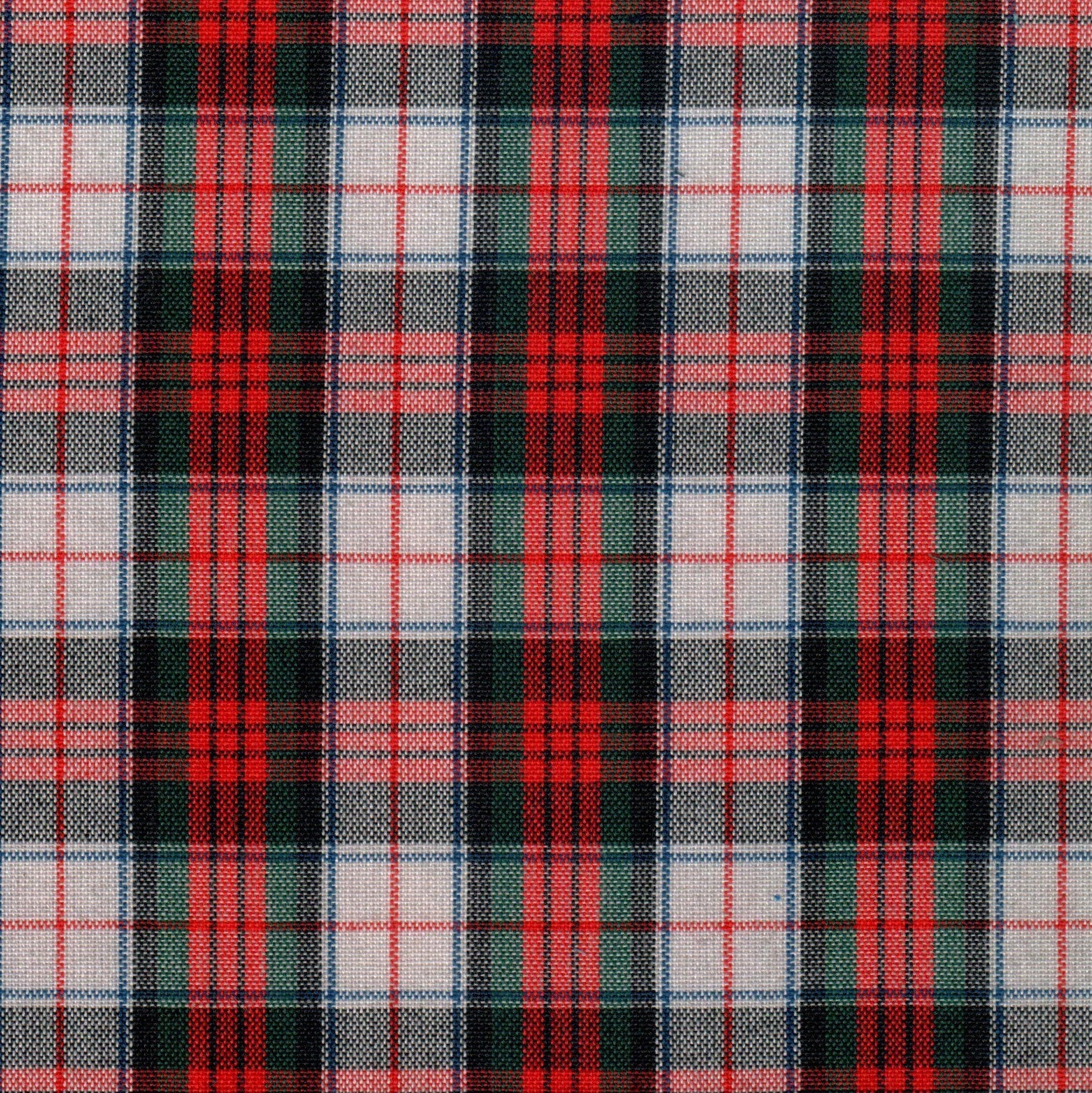 Tela 13002077 Dacron uniforme SchoolLine, tela de cuadros rojos, verdes y azules con blanco, ideal para uniformes escolares.