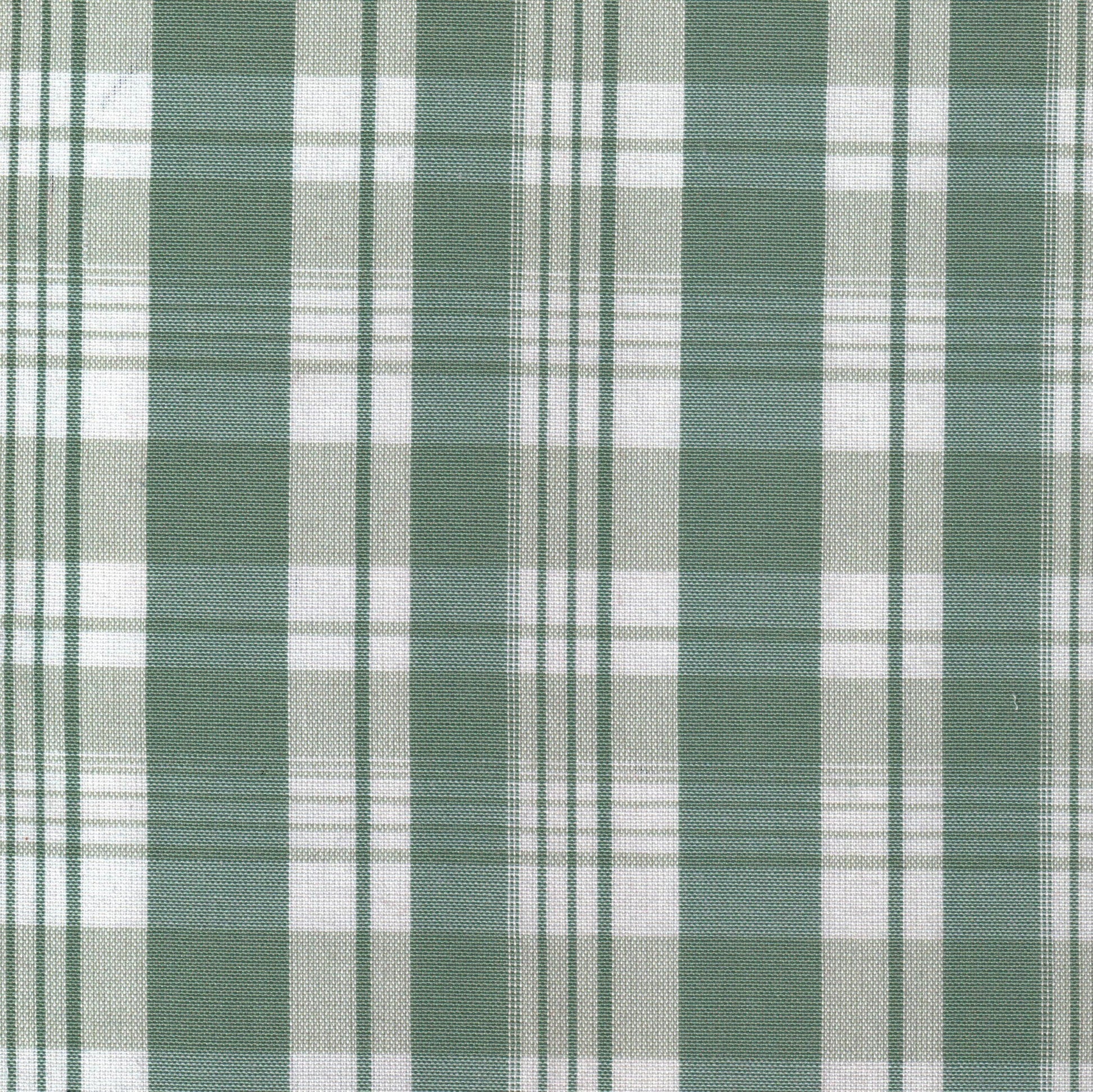 Tela SchoolLine Dacron verde oscuro con diseño a cuadros plaid para uniformes escolares e institucionales.