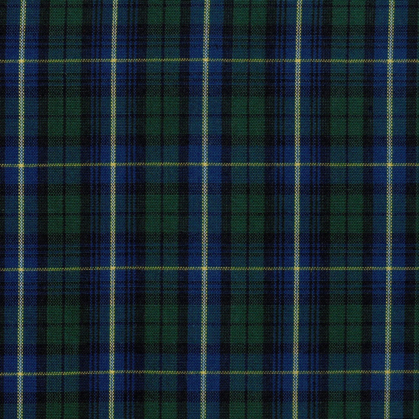 Tela 13002092 Dacron SchoolLine; tejido azul con verde en tartán, ideal para uniformes escolares e institucionales