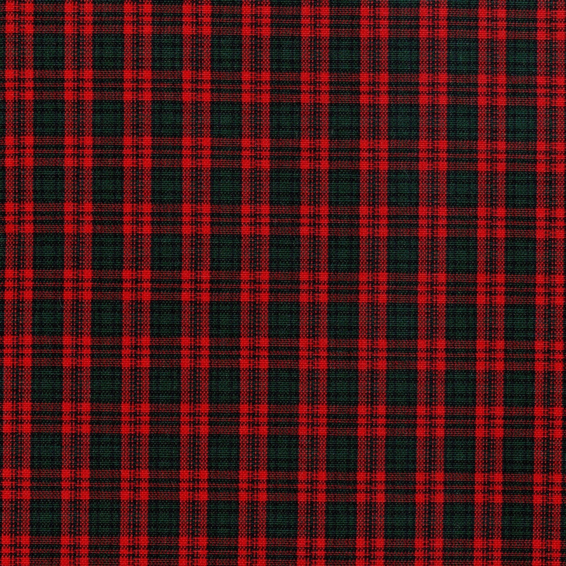 Tela tartán roja y negra Dacron para uniformes escolares e institucionales, SchoolLine 13002104.