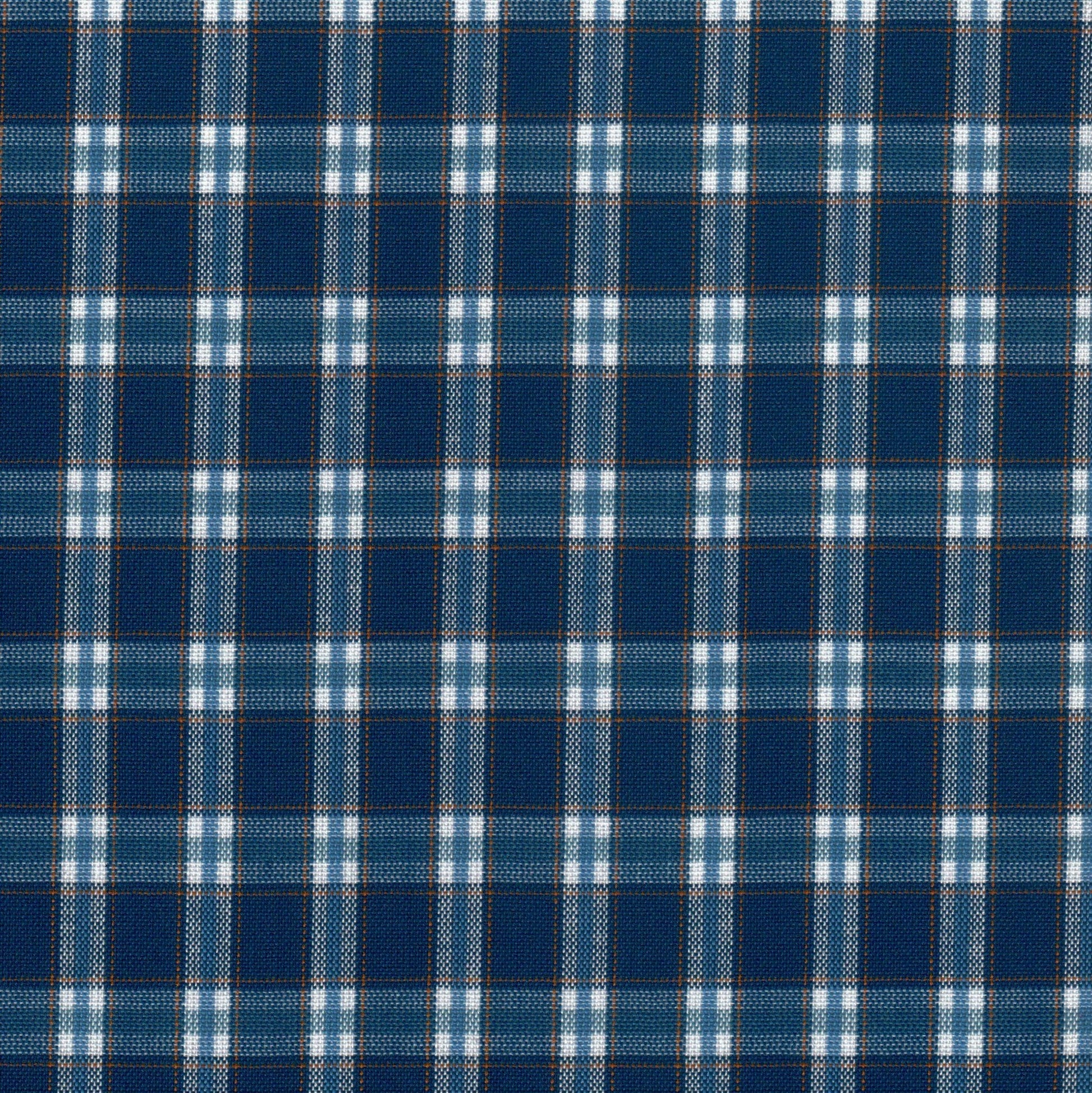 Tela azul a cuadros Dacron 13002105 SchoolLine, ideal para uniformes escolares e institucionales.