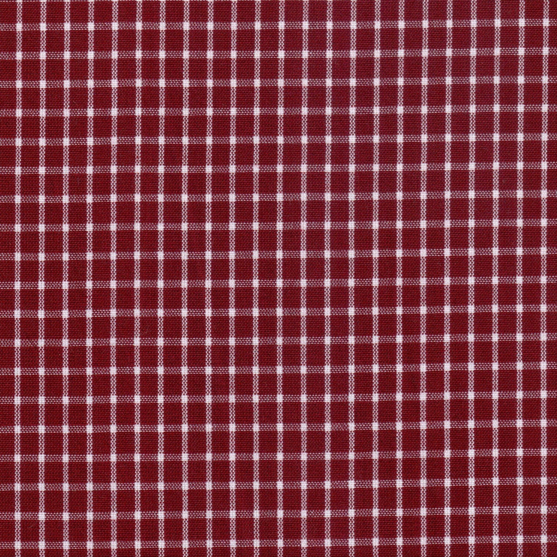 Tela SchoolLine 13002121 Dacron, tela a cuadros rojo y blanco, ideal para uniformes escolares e institucionales