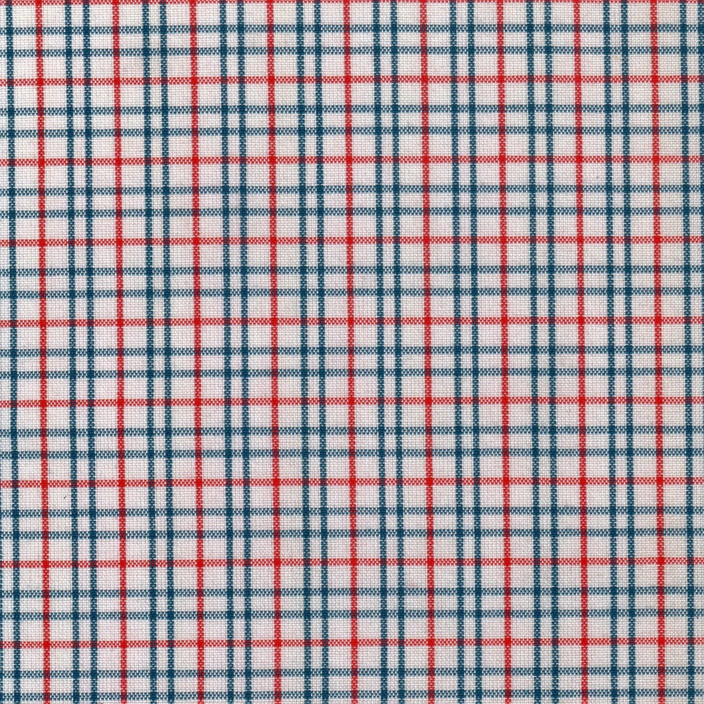 Tela Dacron uniforme SchoolLine, diseño tartán rojo y azul en cuadros, ideal para uniformes escolares e institucionales