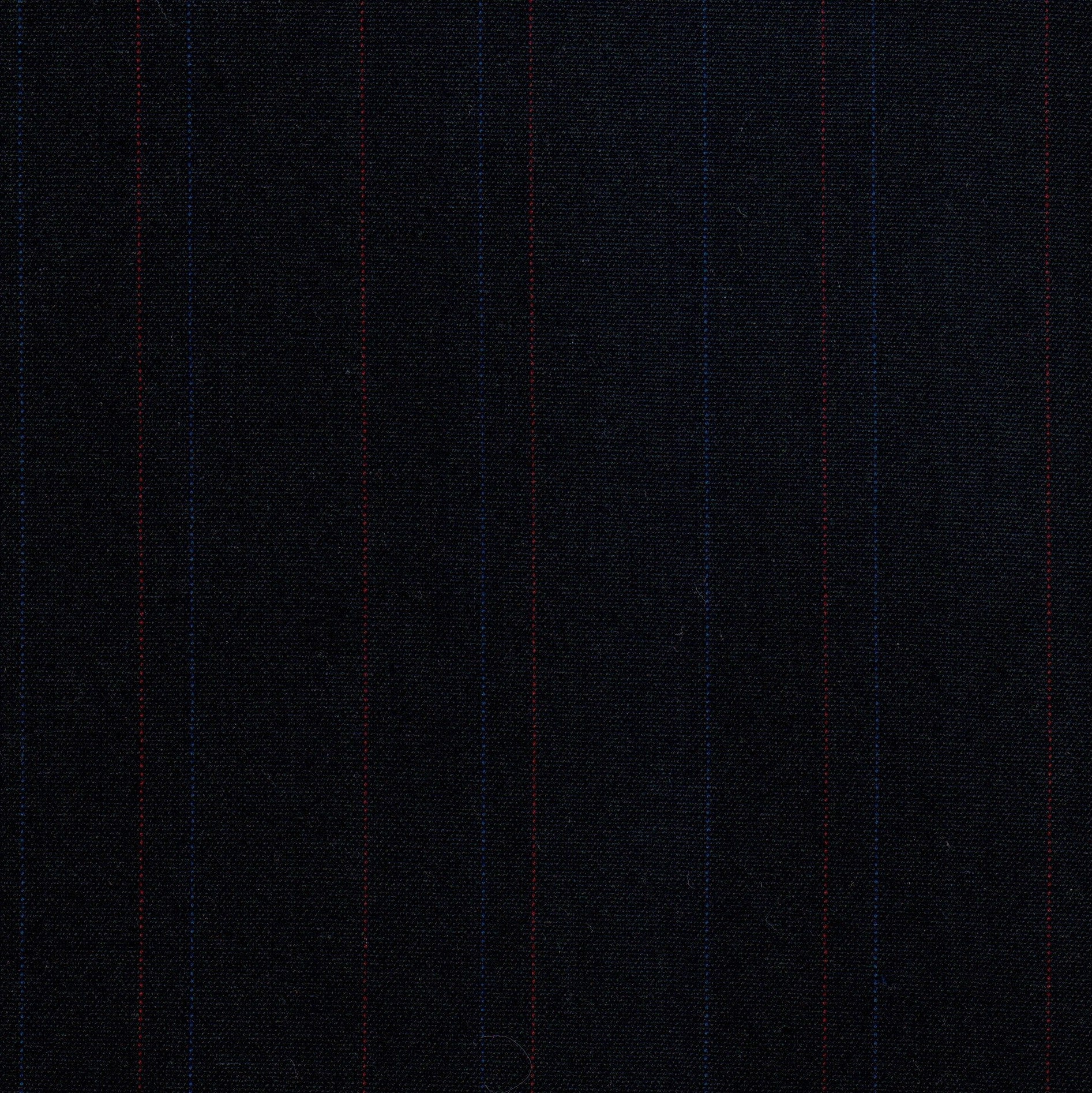 Tela SchoolLine 13002181 Dacron para uniforme; azul marino con rayas finas rojas y azules.