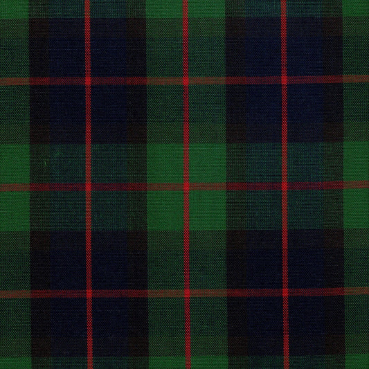 Tela Dacron SchoolLine para uniformes; tejido tartán verde, azul marino y rojo, ideal para uniformes escolares e institucionales.