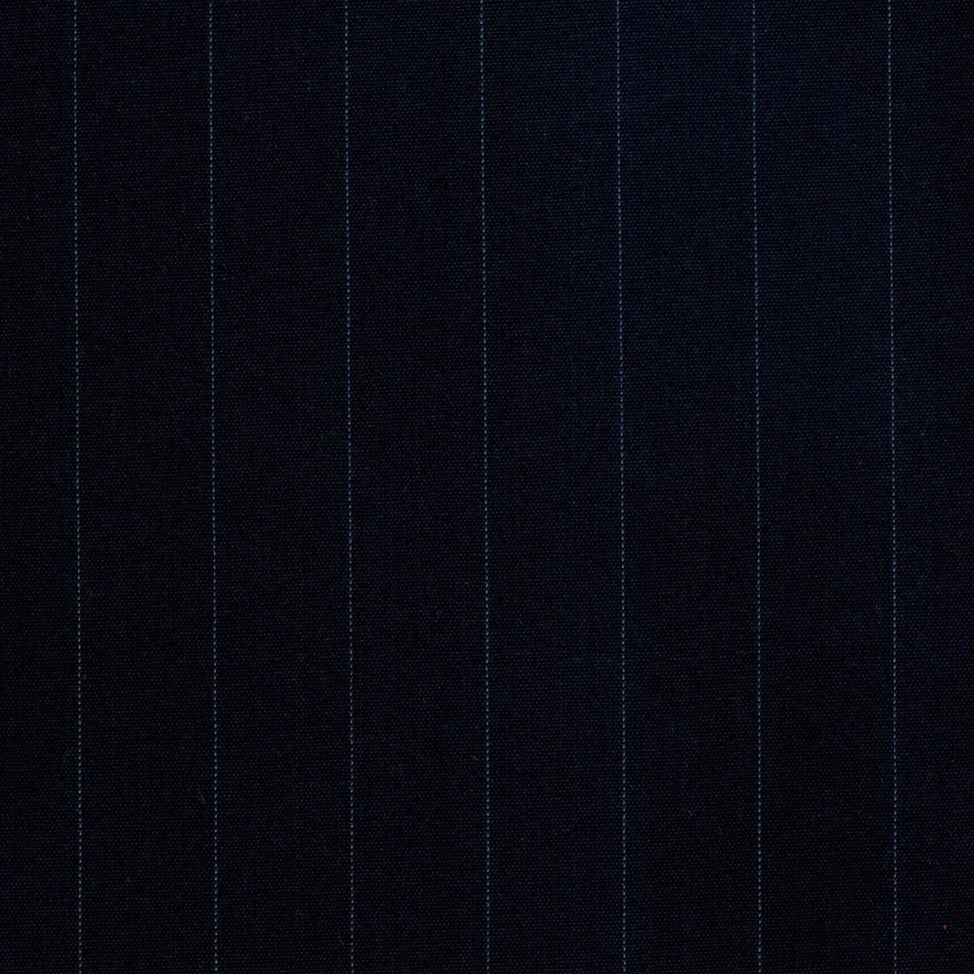 Tela Dacron SchoolLine azul marino con rayas verticales azul claro, poliéster para uniformes escolares