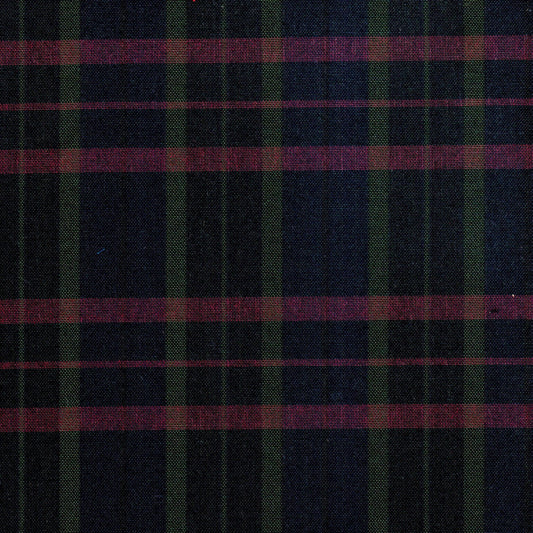 Tela 13002212 Dacron de SchoolLine, tela a cuadros azul marino, verde y rojo, ideal para uniformes escolares e institucionales.