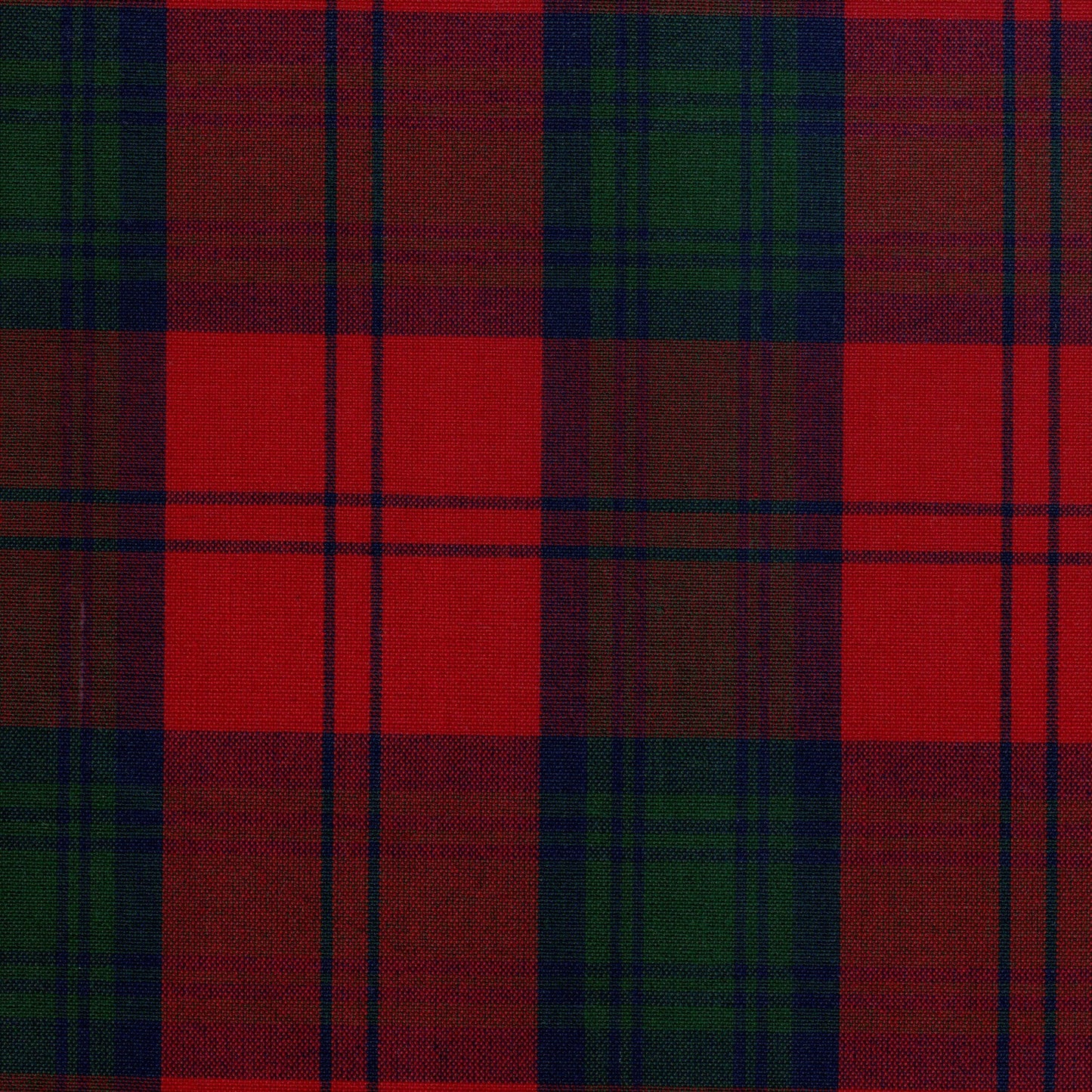 Tela 13002235 Dacron SchoolLine tartán rojo y verde, tejido a cuadros, ideal para uniformes escolares e institucionales