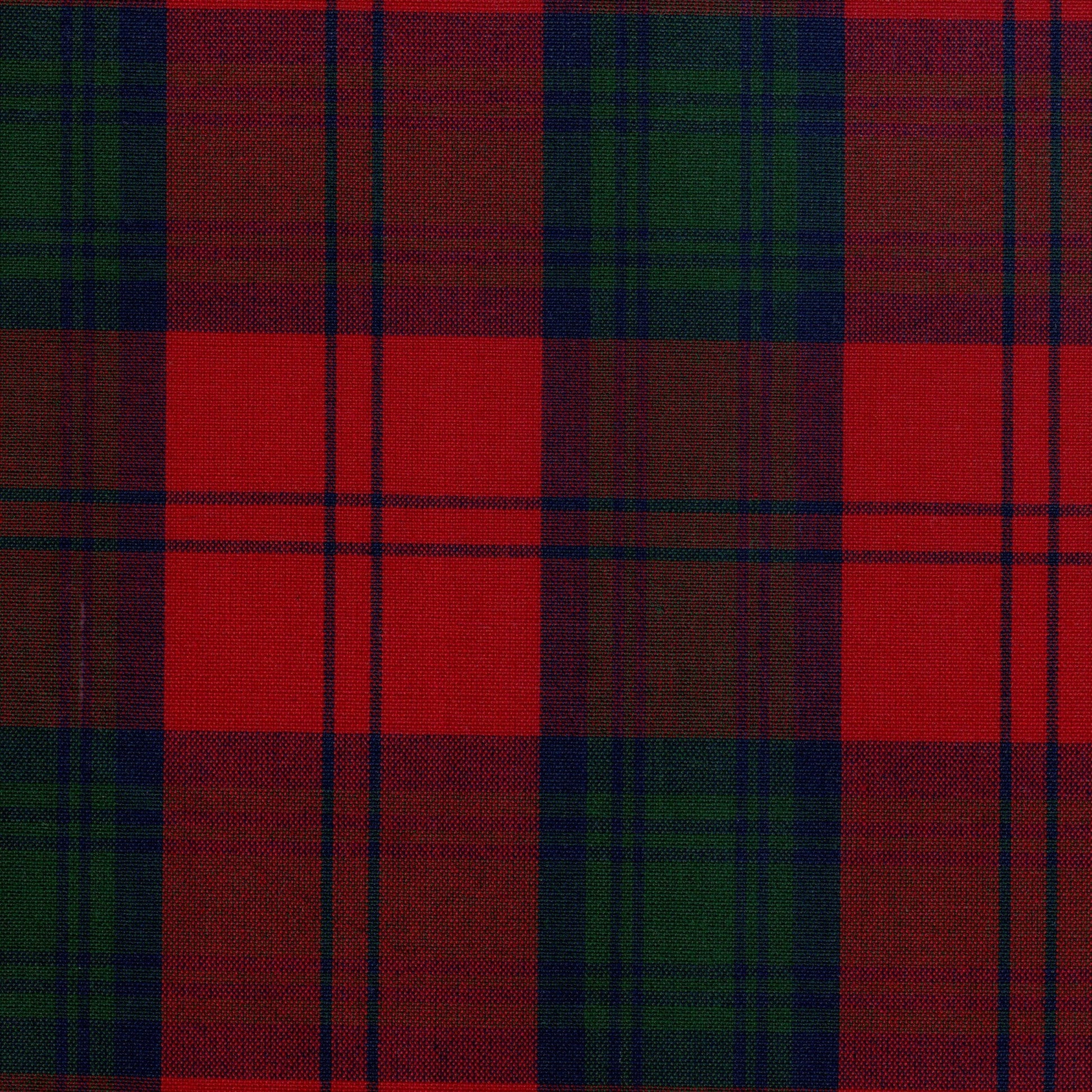 Tela 13002235 Dacron SchoolLine tartán rojo y verde, tejido a cuadros, ideal para uniformes escolares e institucionales