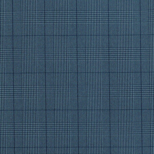 Tela poliéster azul 13002247 Dacron; SchoolLine, tejido a cuadros para uniformes escolares e institucionales