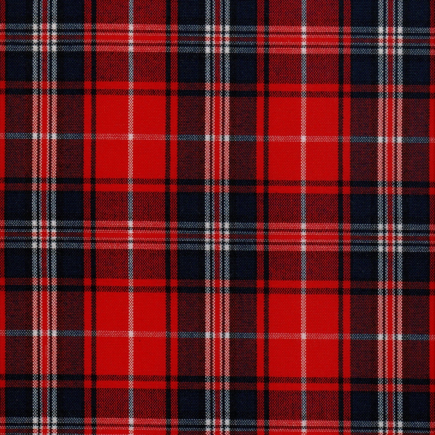 Tela 13002277 Dacron uniforme SchoolLine, tela roja a cuadros tartán para uniformes escolares