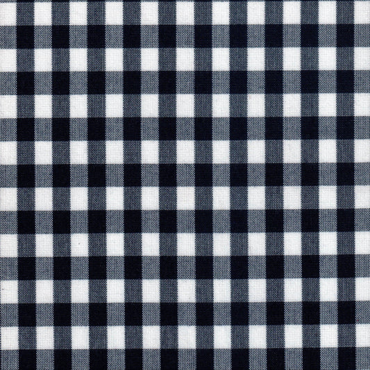 Tela SchoolLine 13002282 Dacron uniforme, tela de cuadros negro y blanco para uniformes escolares.