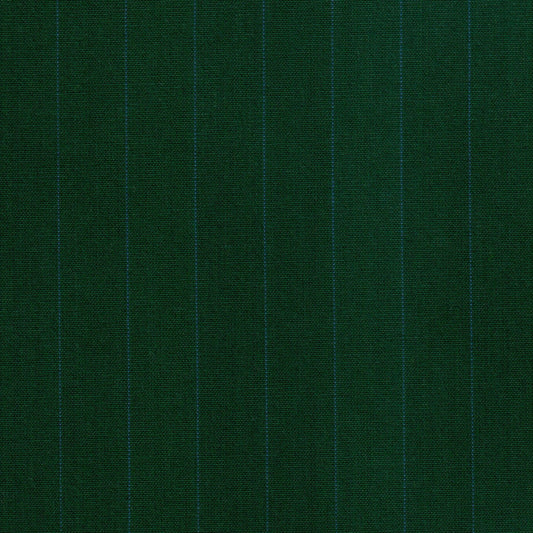 Tela verde oscuro con líneas azules finas (dacron) ideal para uniformes escolares e institucionales de SchoolLine.