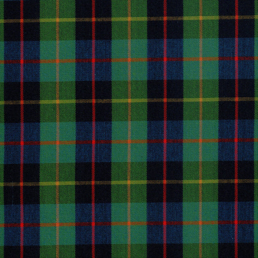 Tela Dacron SchoolLine en tartán verde, azul y rojo; tela ideal para uniformes escolares e institucionales.