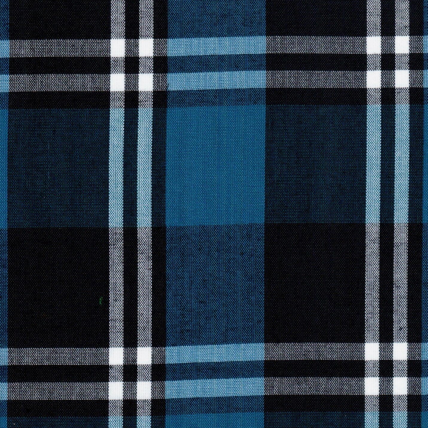 Tela Dacron SchoolLine a cuadros en azul marino y azul claro, ideal parauniformes escolares e institucionales