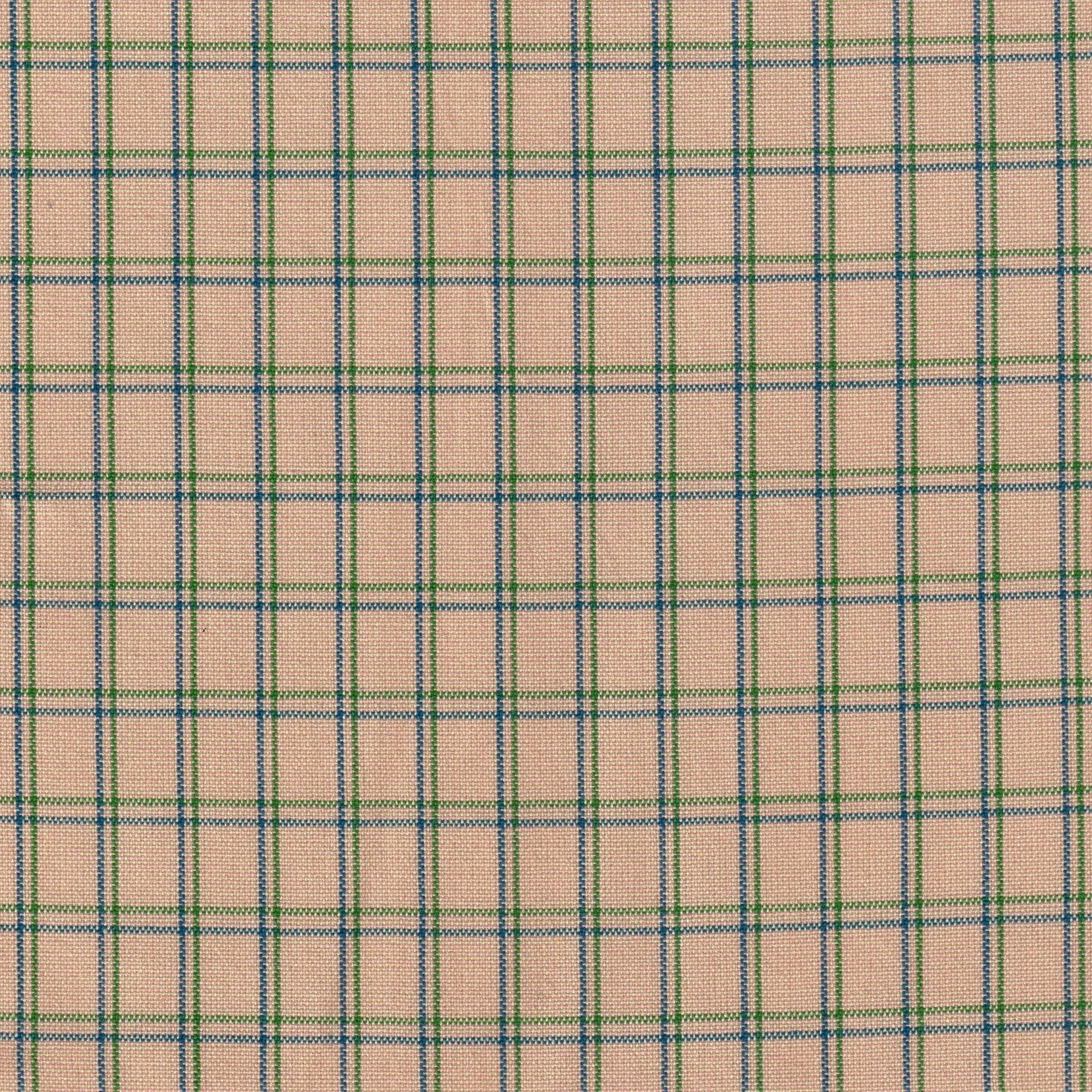 Tela durazno con cuadros verde y azul, tela para uniformes escolares e institucionales, SchoolLine