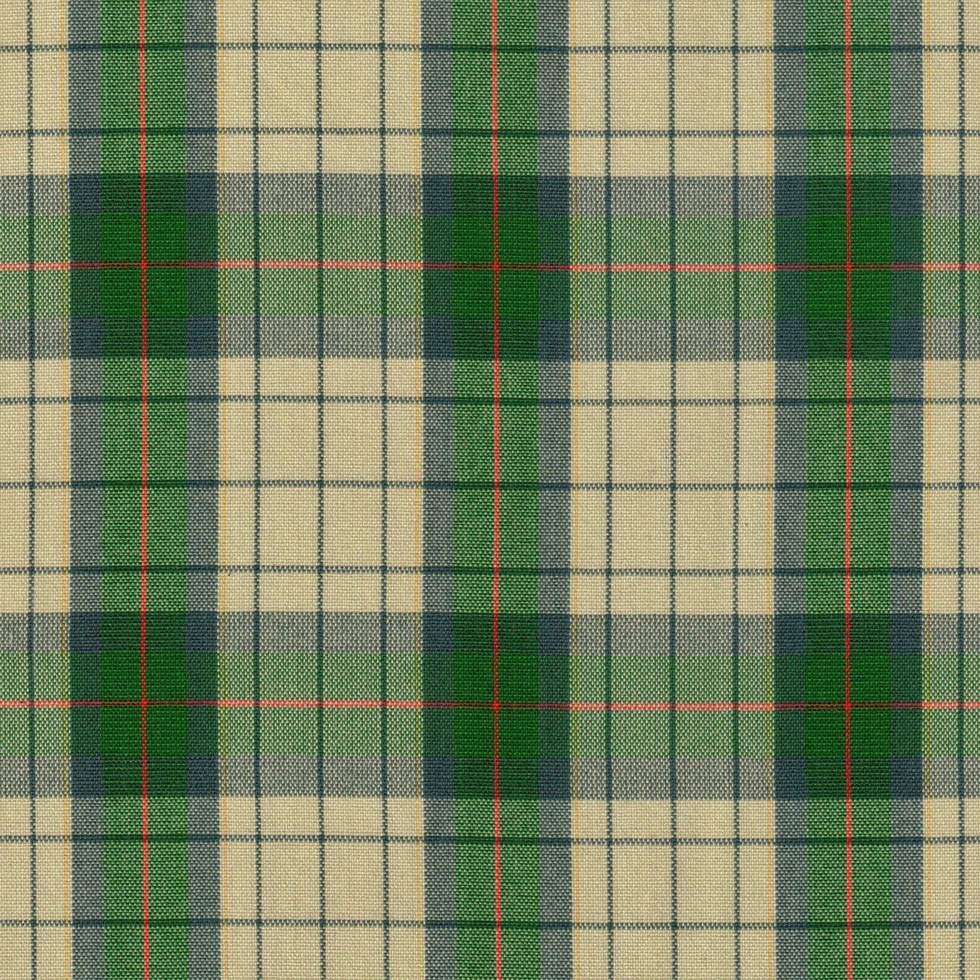 Tela 13002356 Dacron SchoolLine: tela a cuadros verde, beige y azul marino, para uniformes escolares e institucionales.