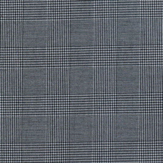 Tela Dacron gris a cuadro, ideal para uniformes escolares, SchoolLine