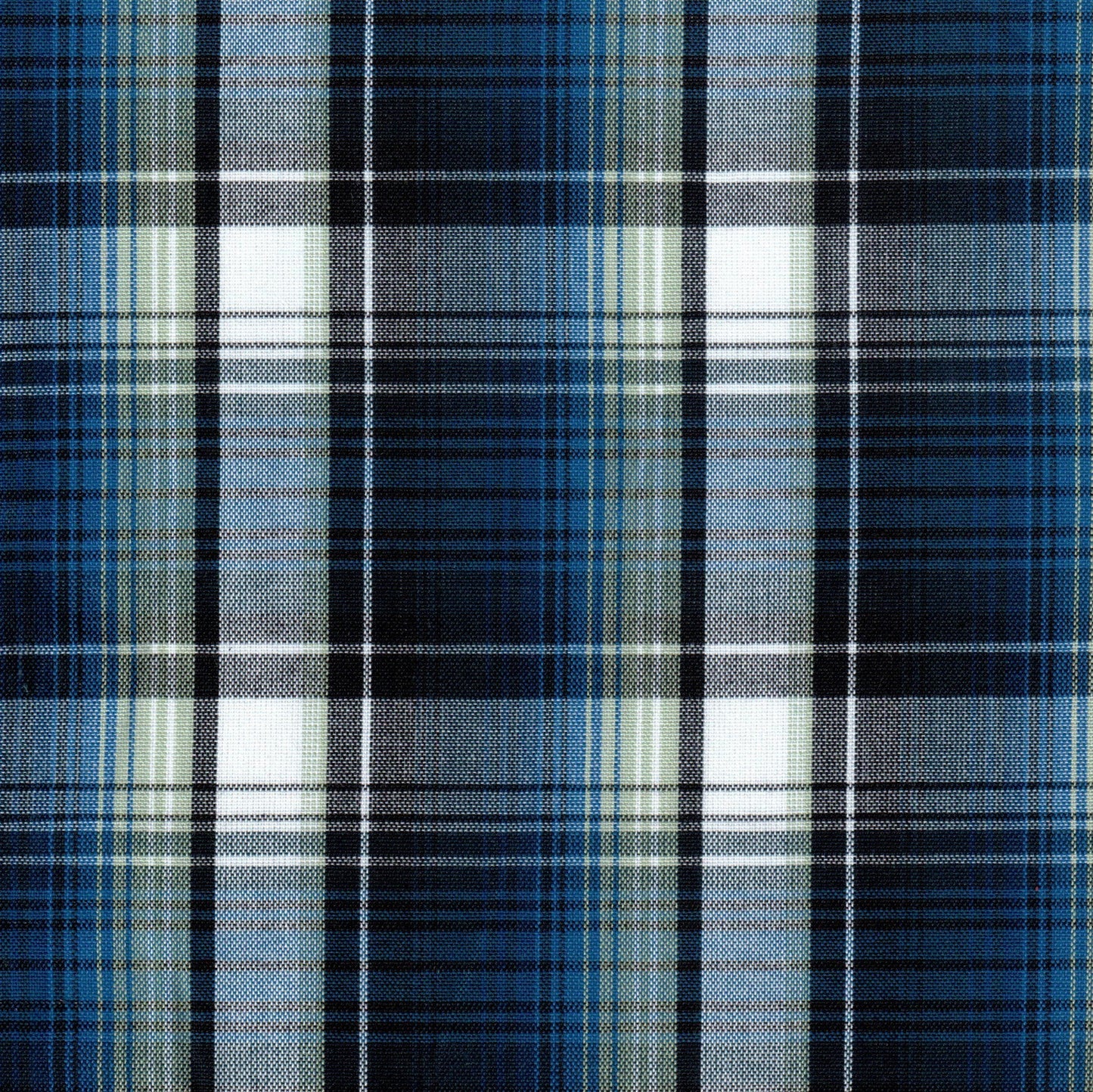 Tela SchoolLine 13002361 Dacron; tela azul marino a cuadros, ideal para uniformes escolares e institucionales.