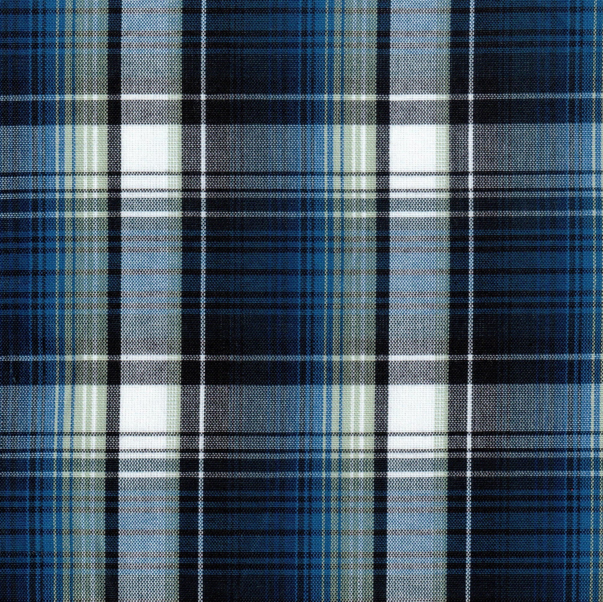 Tela SchoolLine 13002361 Dacron; tela azul marino a cuadros, ideal para uniformes escolares e institucionales.