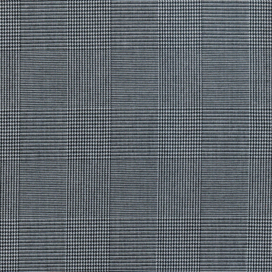 Tela Dacron 13002371 de SchoolLine, tela de cuadros azul marino para uniformes escolares e institucionales.