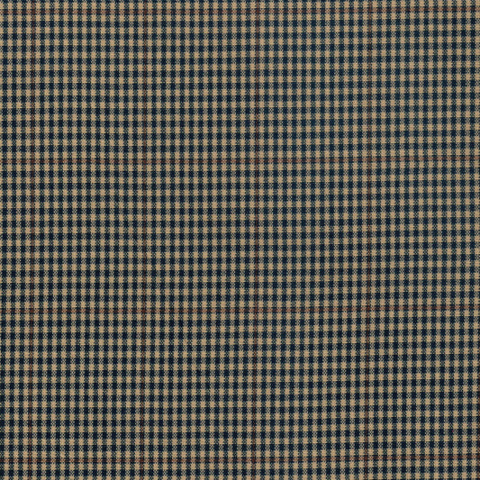 Tela poliéster Dacron SchoolLine, tela de cuadros azul marino y beige, ideal para uniformes escolares.