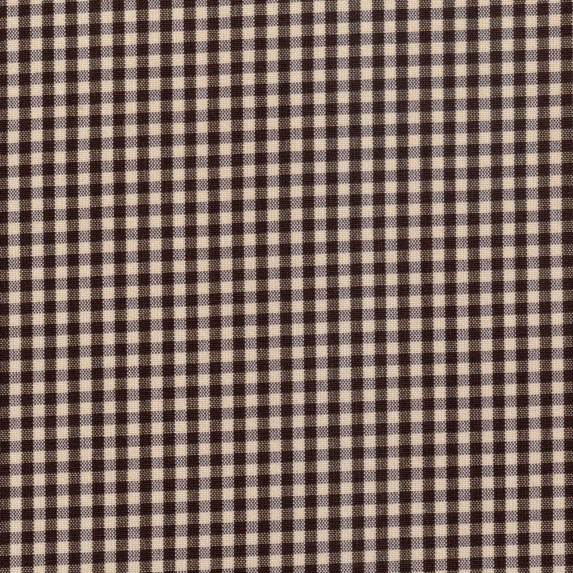 Tela 13002391 Dacron uniforme de School Line en marrón y crema; tela para uniformes escolares e institucionales.