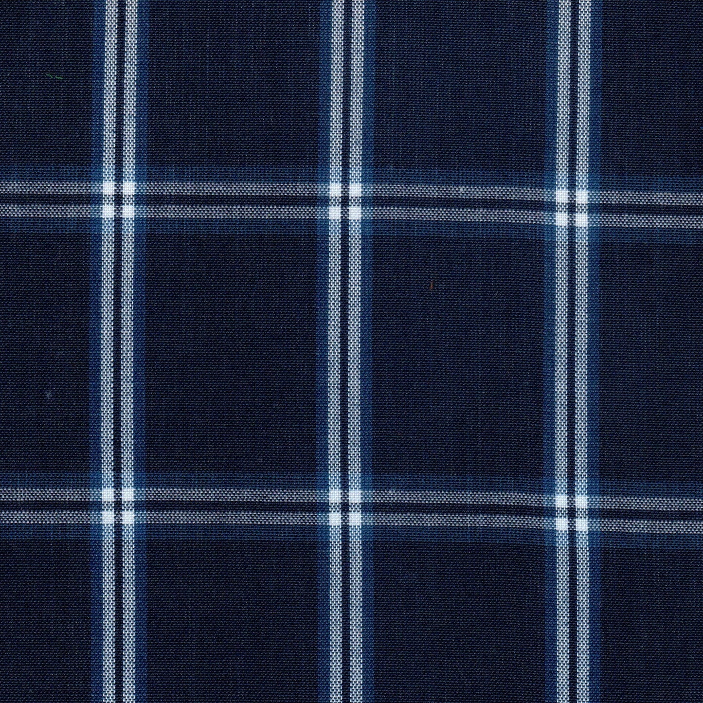 Tela SchoolLine 13002404 Dacron, tela a cuadros azul marino con gris, perfecta para uniformes escolares e institucionales.