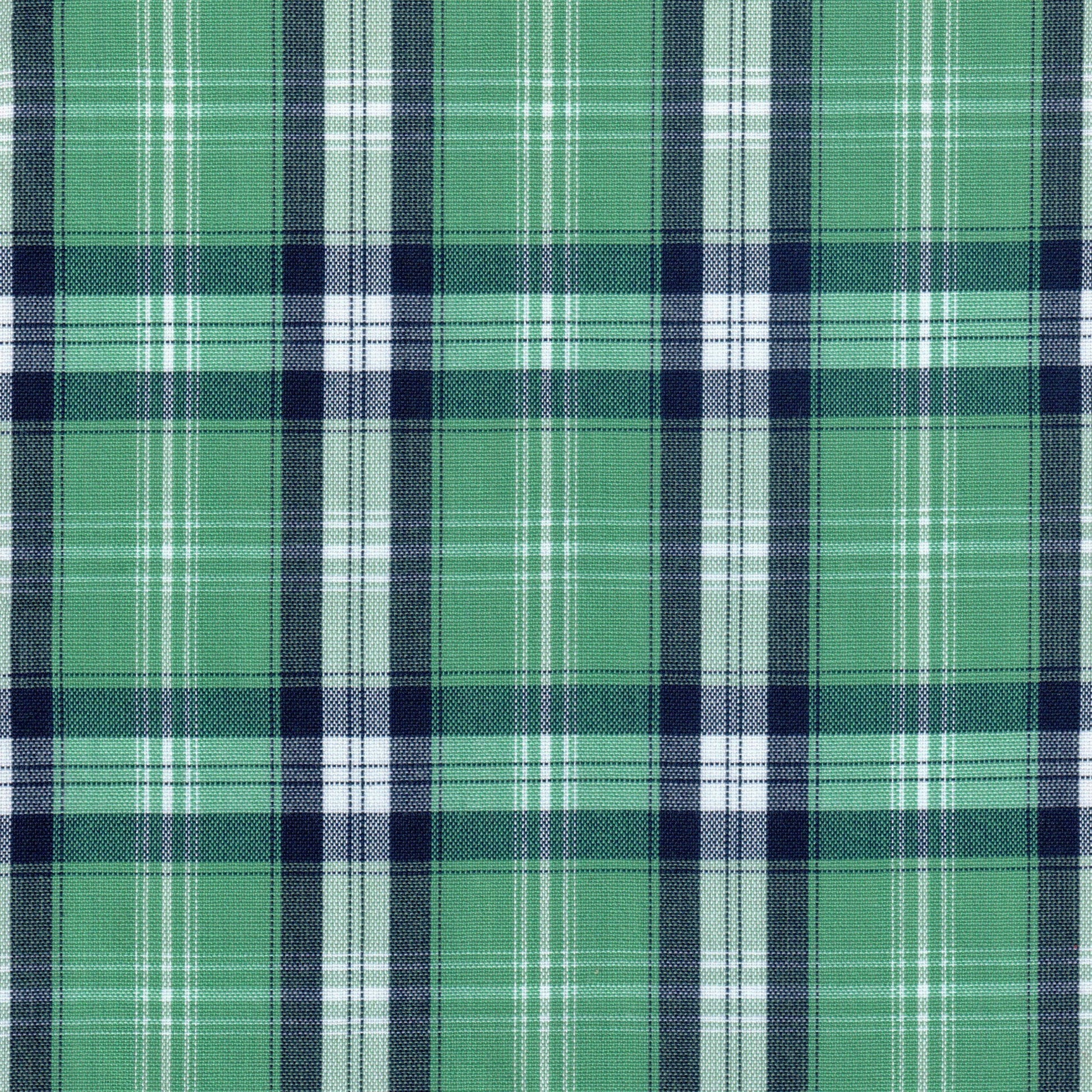 Tela Dacron 13002407 a cuadros verde y azul marino para uniformes escolares School Line.