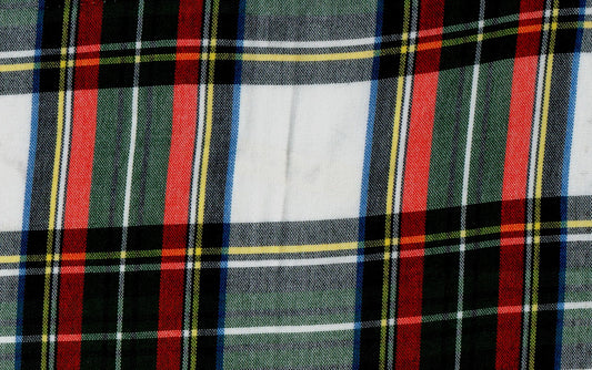 Tela Dacron tartán multicolor para uniformes escolares e institucionales, en rojo, verde, azul y amarillo – SchoolLine